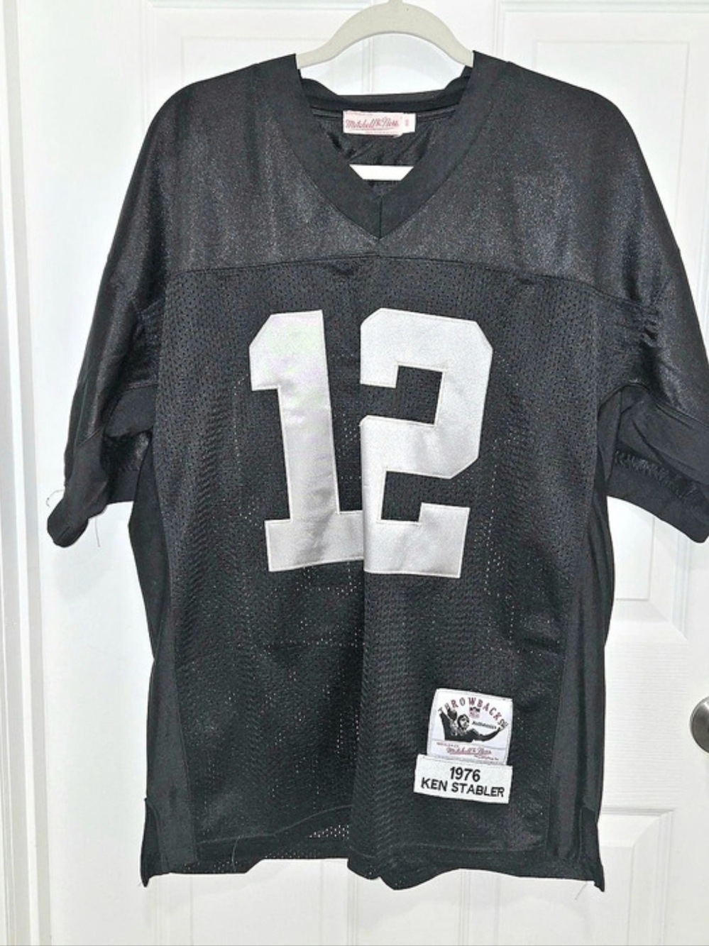 Mitchell & Ness Ken Stabler Oakland Raiders 1976 Legacy Jersey 1976 Black & Gray